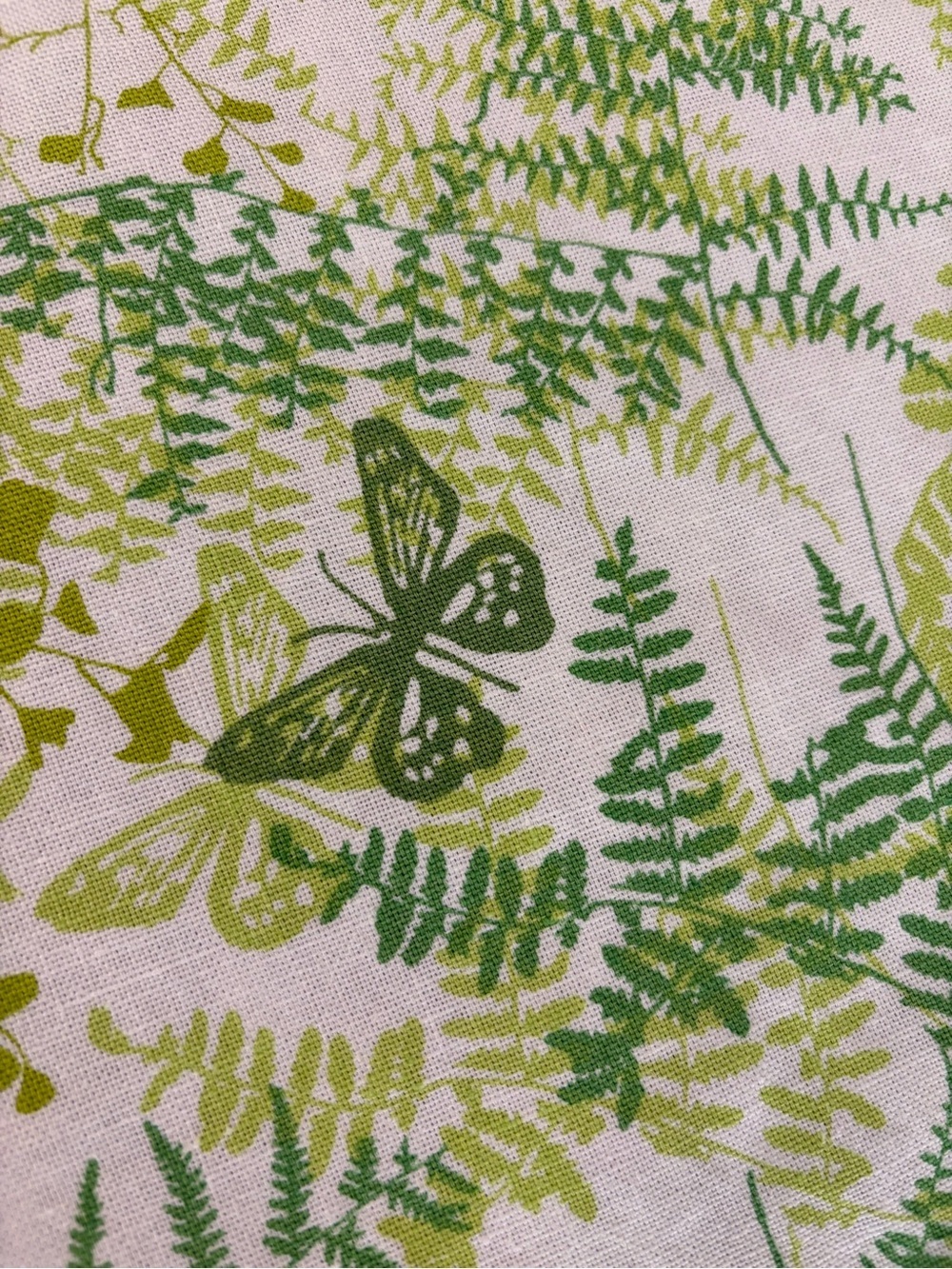 Fern and Butterfly Tablecloth - Picture 2 of 4